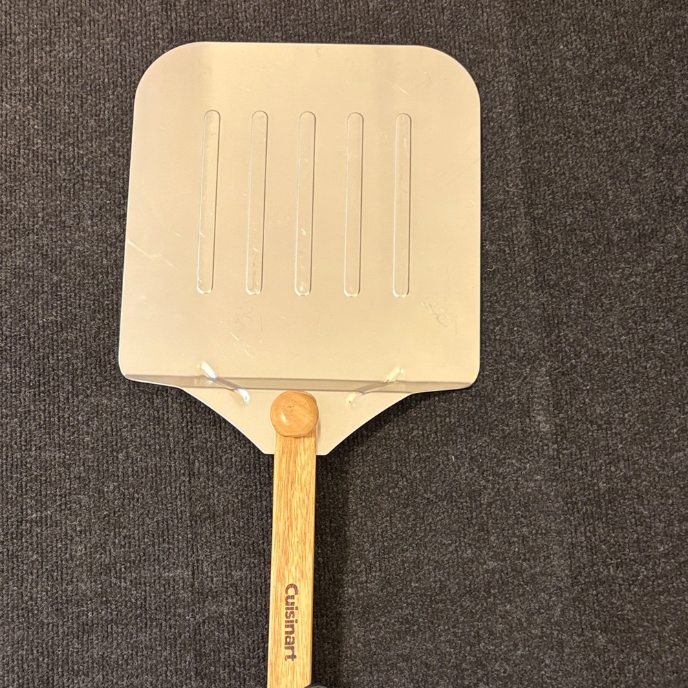 Cuisinart Silver Pizza Peel with Wooden Handle